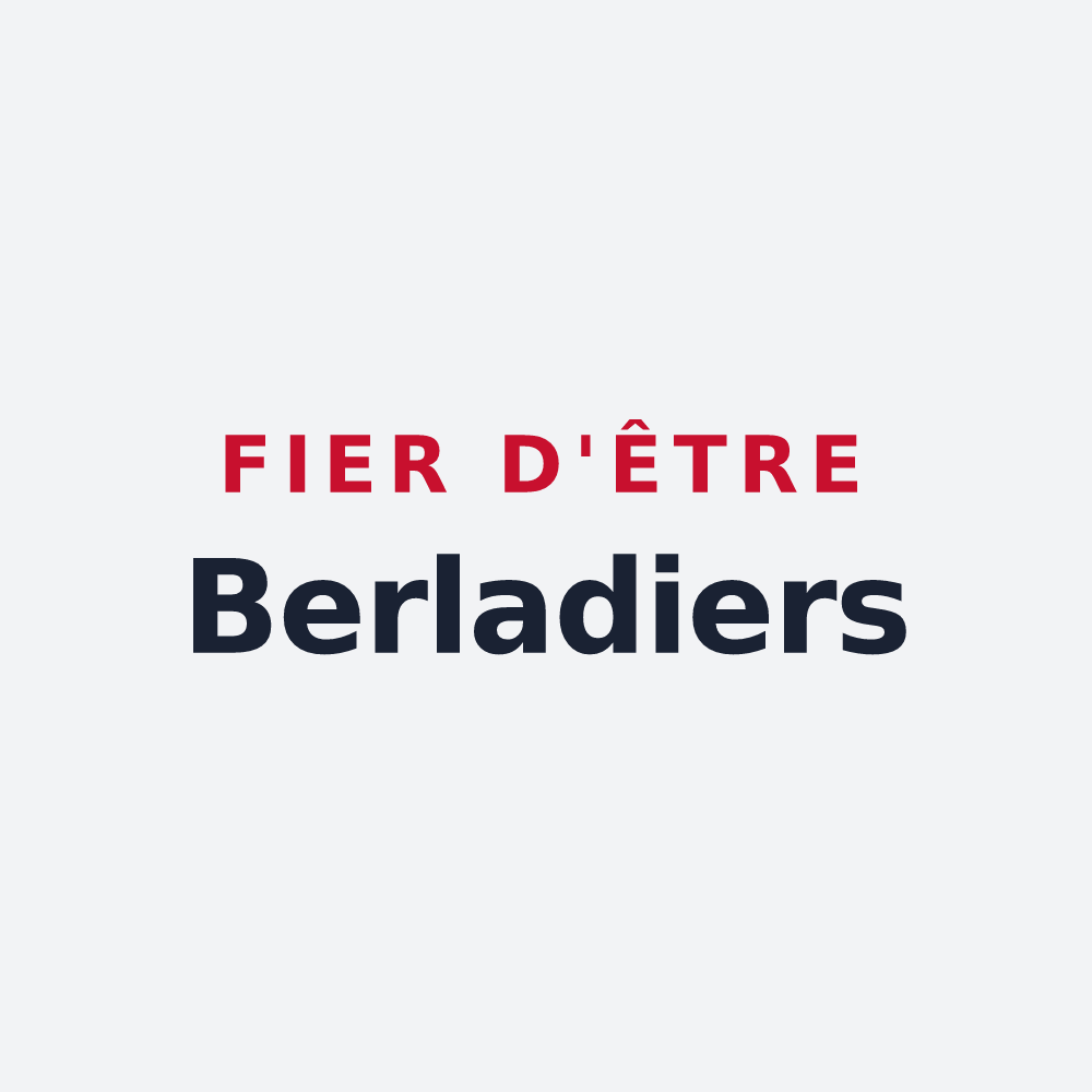 Poster « Fier d'être Berladiers » — design pour Laberlière