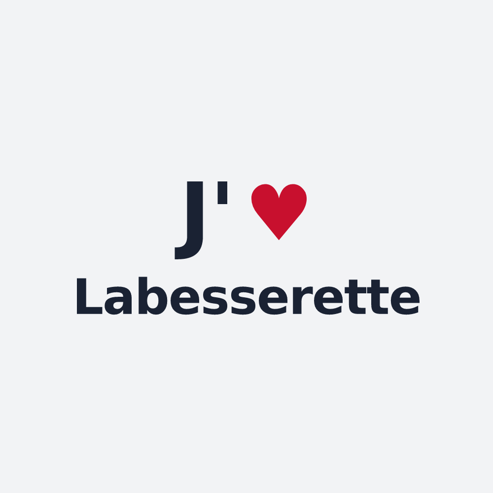 Poster personnalisé Labesserette — design J'aime Labesserette