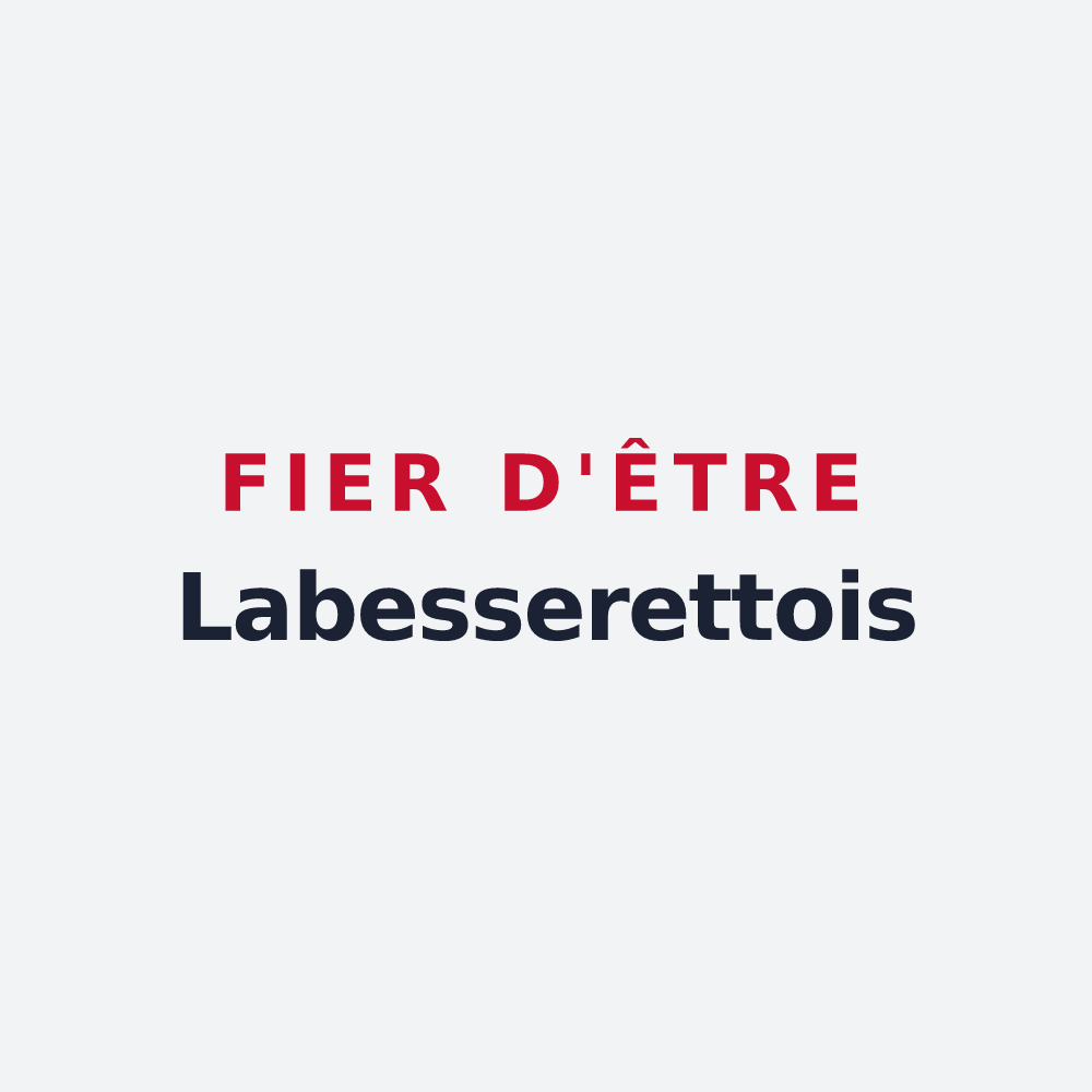 Poster « Fier d'être Labesserettois » — design pour Labesserette