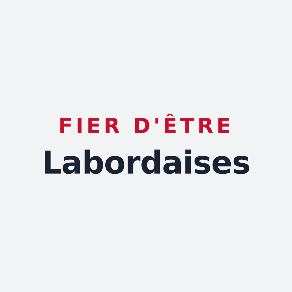 Poster « Fier d'être Labordaises » — design pour Laborde