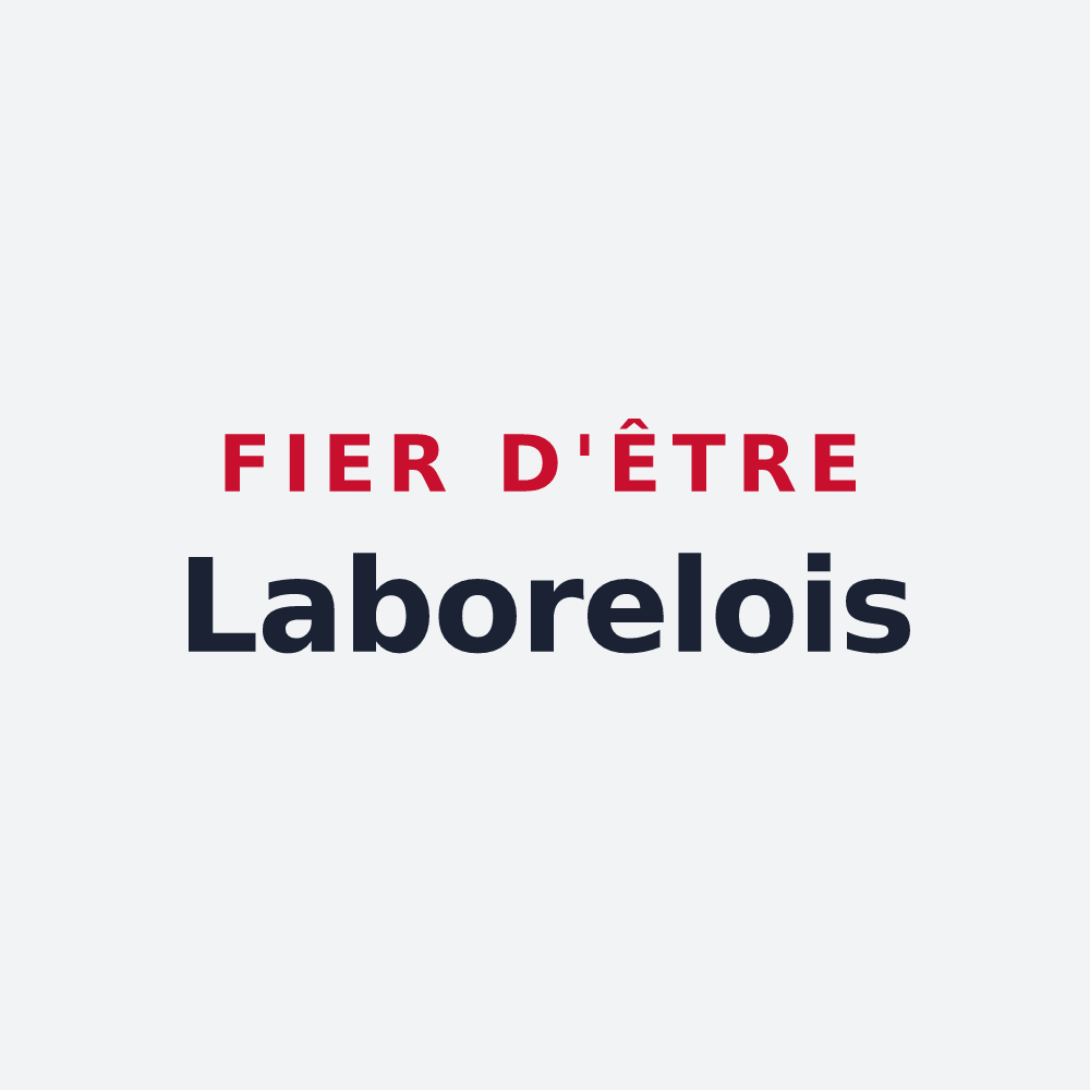 Poster « Fier d'être Laborelois » — design pour Laborel