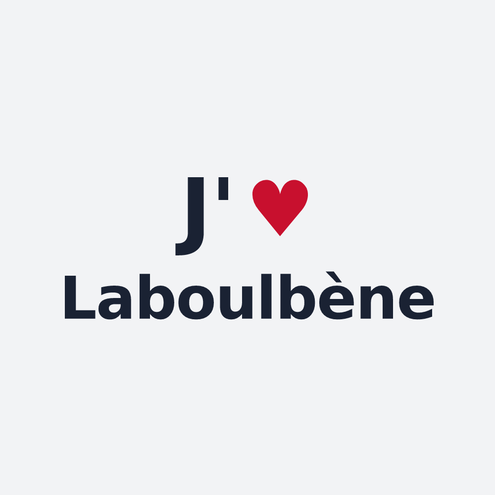Poster personnalisé Laboulbène — design J'aime Laboulbène