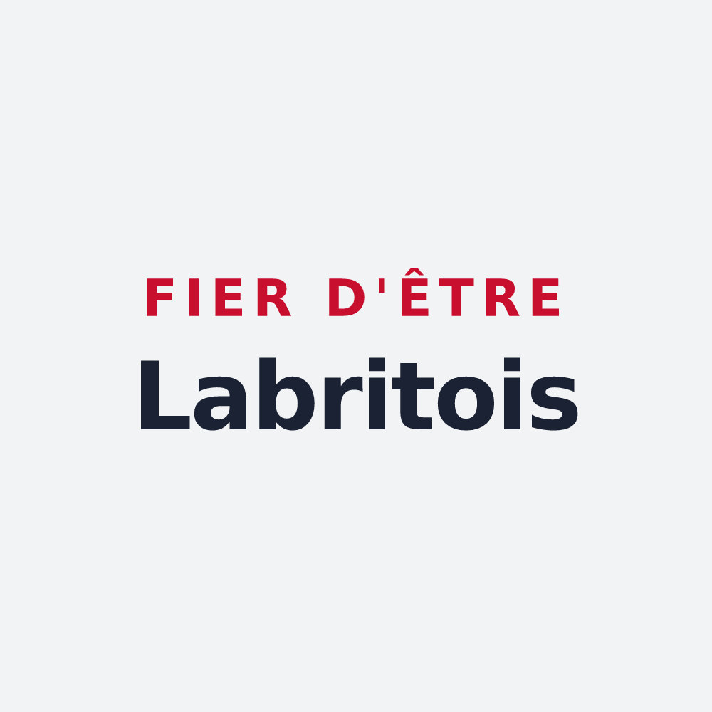 Poster « Fier d'être Labritois » — design pour Labrit