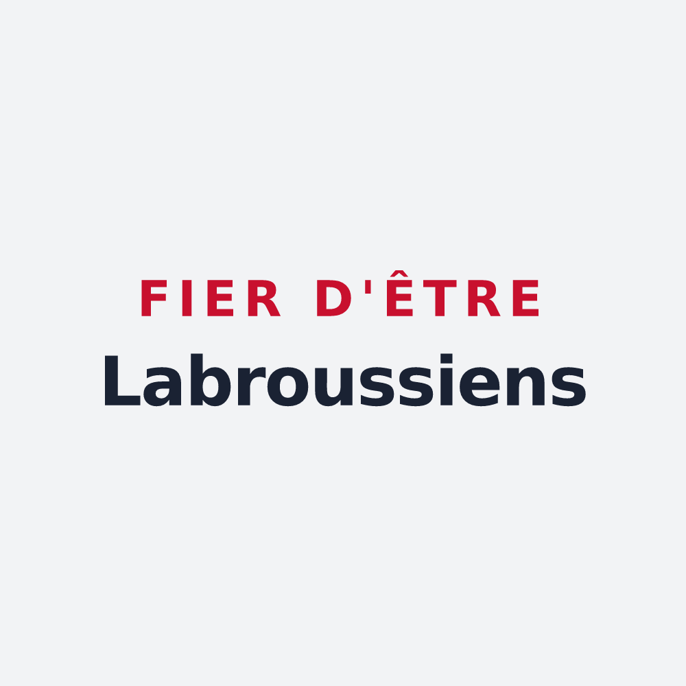 Poster « Fier d'être Labroussiens » — design pour Labrousse
