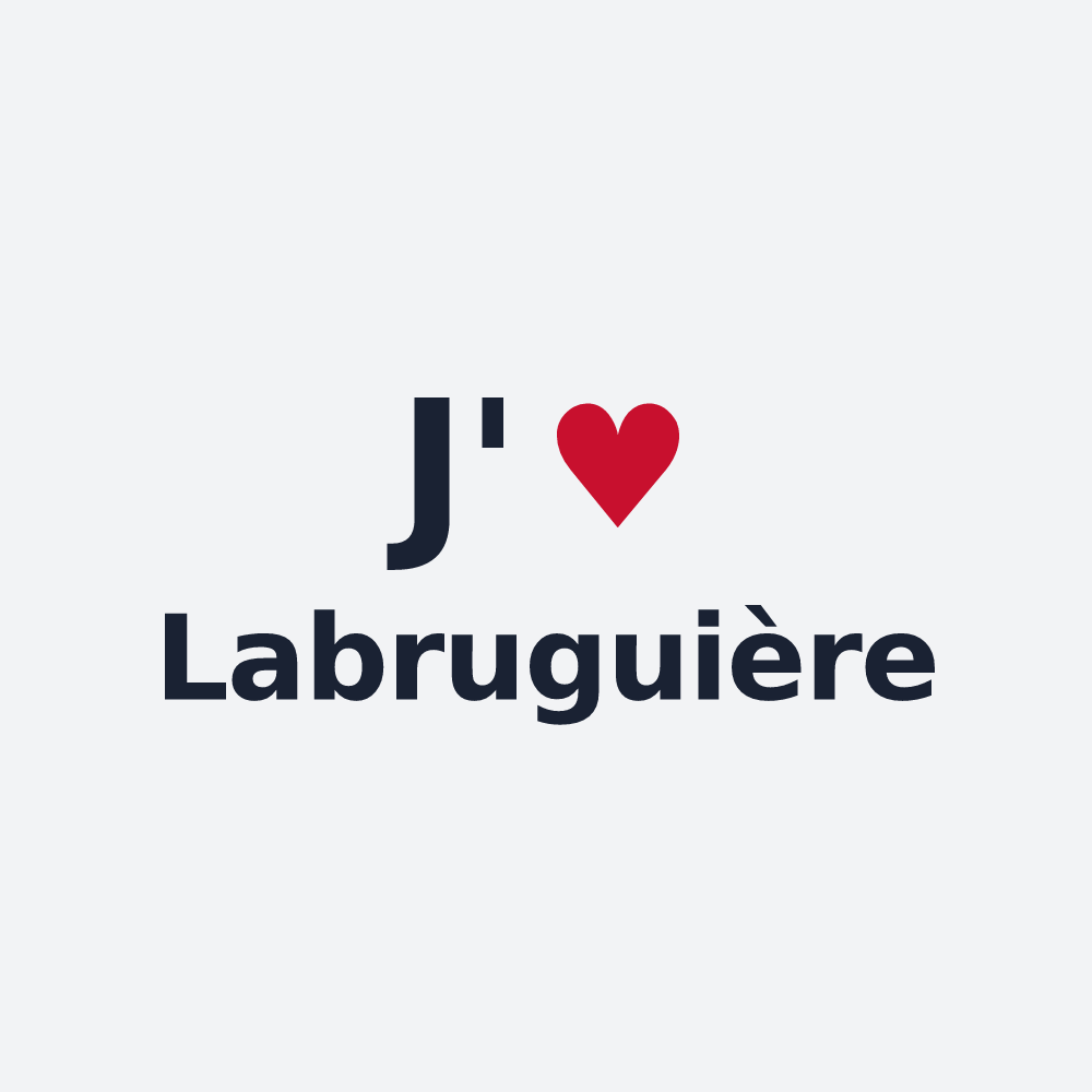 Poster personnalisé Labruguière — design J'aime Labruguière
