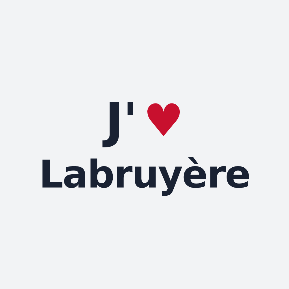 Poster personnalisé Labruyère — design J'aime Labruyère