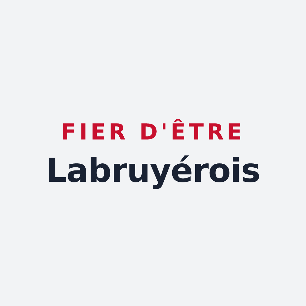 Poster « Fier d'être Labruyérois » — design pour Labruyère-Dorsa