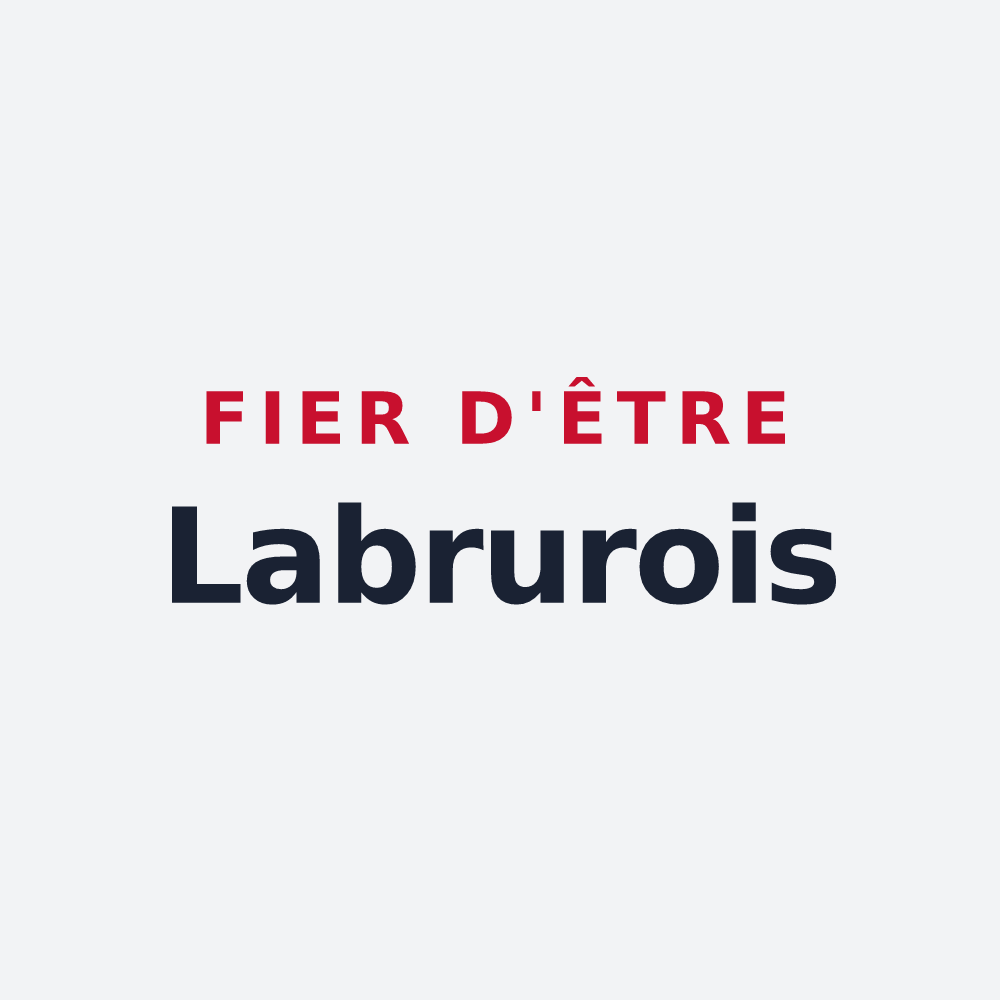 Poster « Fier d'être Labrurois » — design pour Labruyère