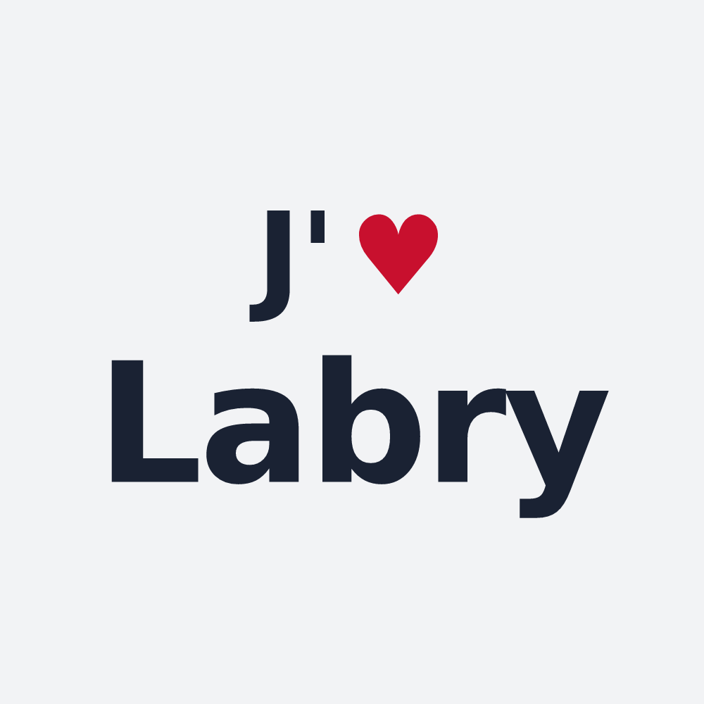 Poster personnalisé Labry — design J'aime Labry