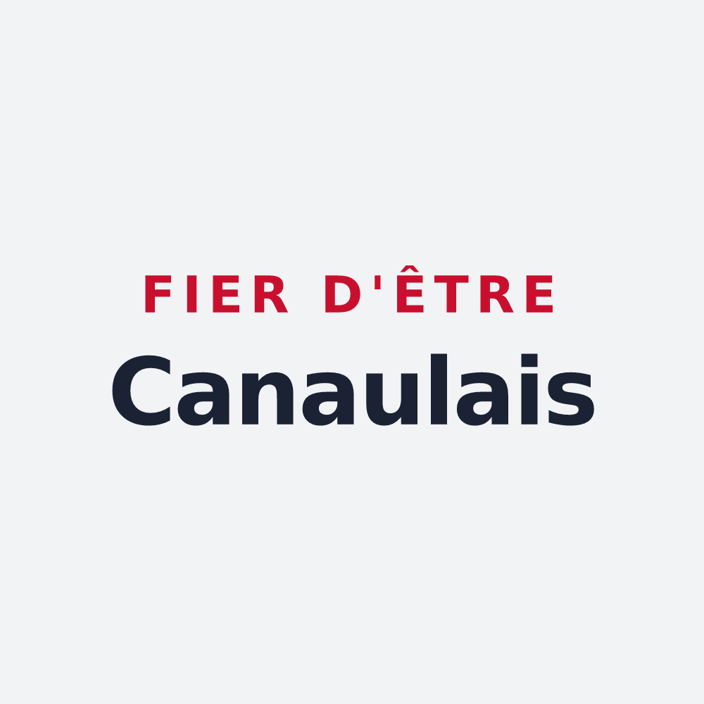 Poster « Fier d'être Canaulais » — design pour Lacanau