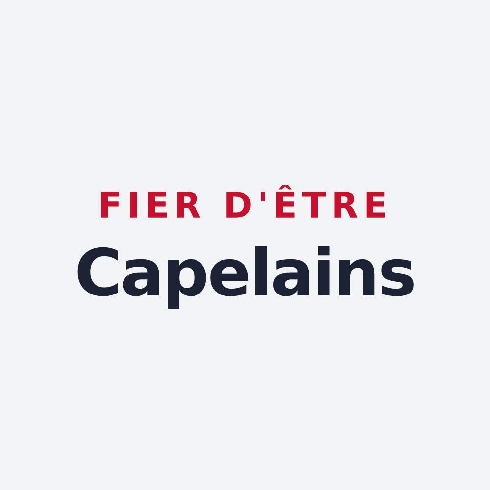 Poster « Fier d'être Capelains » — design pour Lacapelle-Biron
