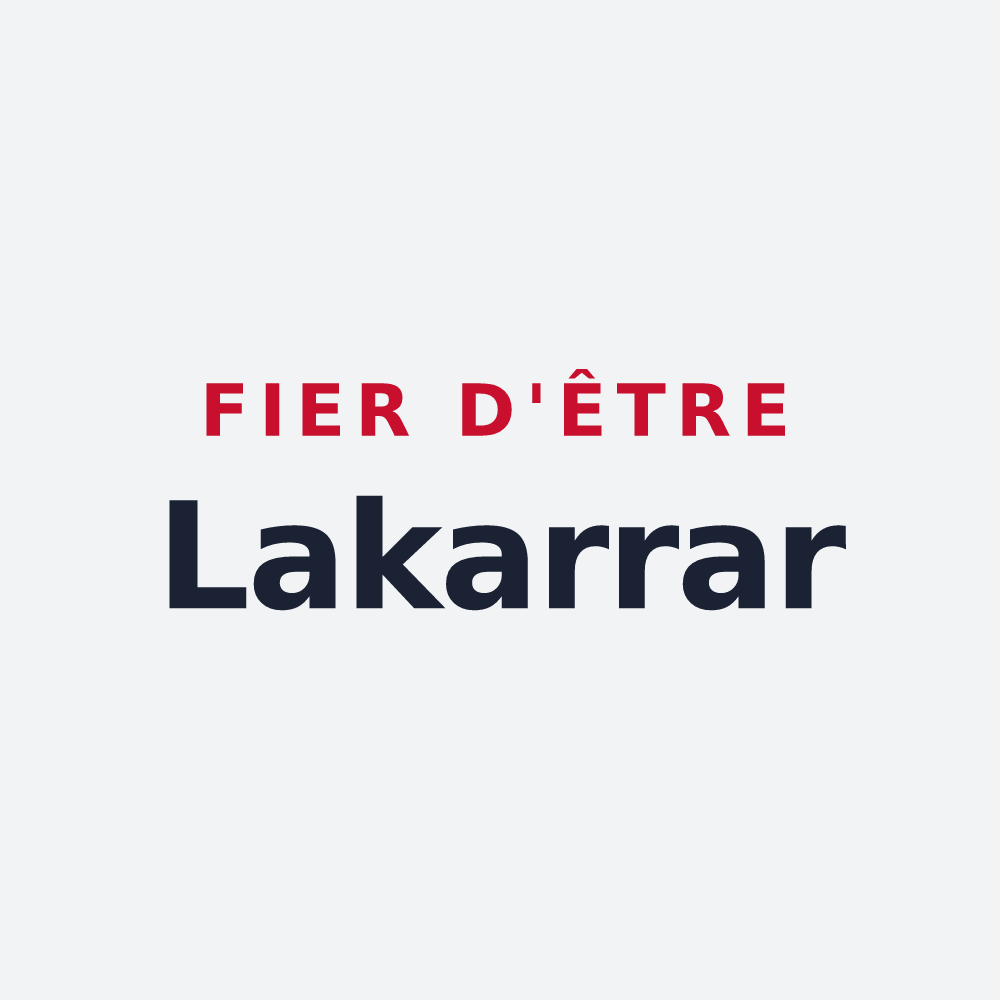 Poster « Fier d'être Lakarrar » — design pour Lacarry-Arhan-Charritte-de-Haut