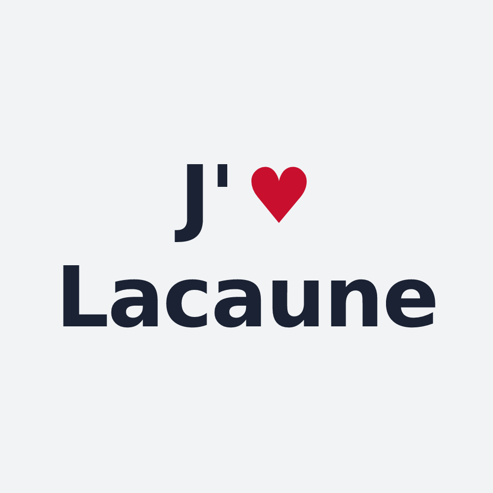 Poster personnalisé Lacaune — design J'aime Lacaune