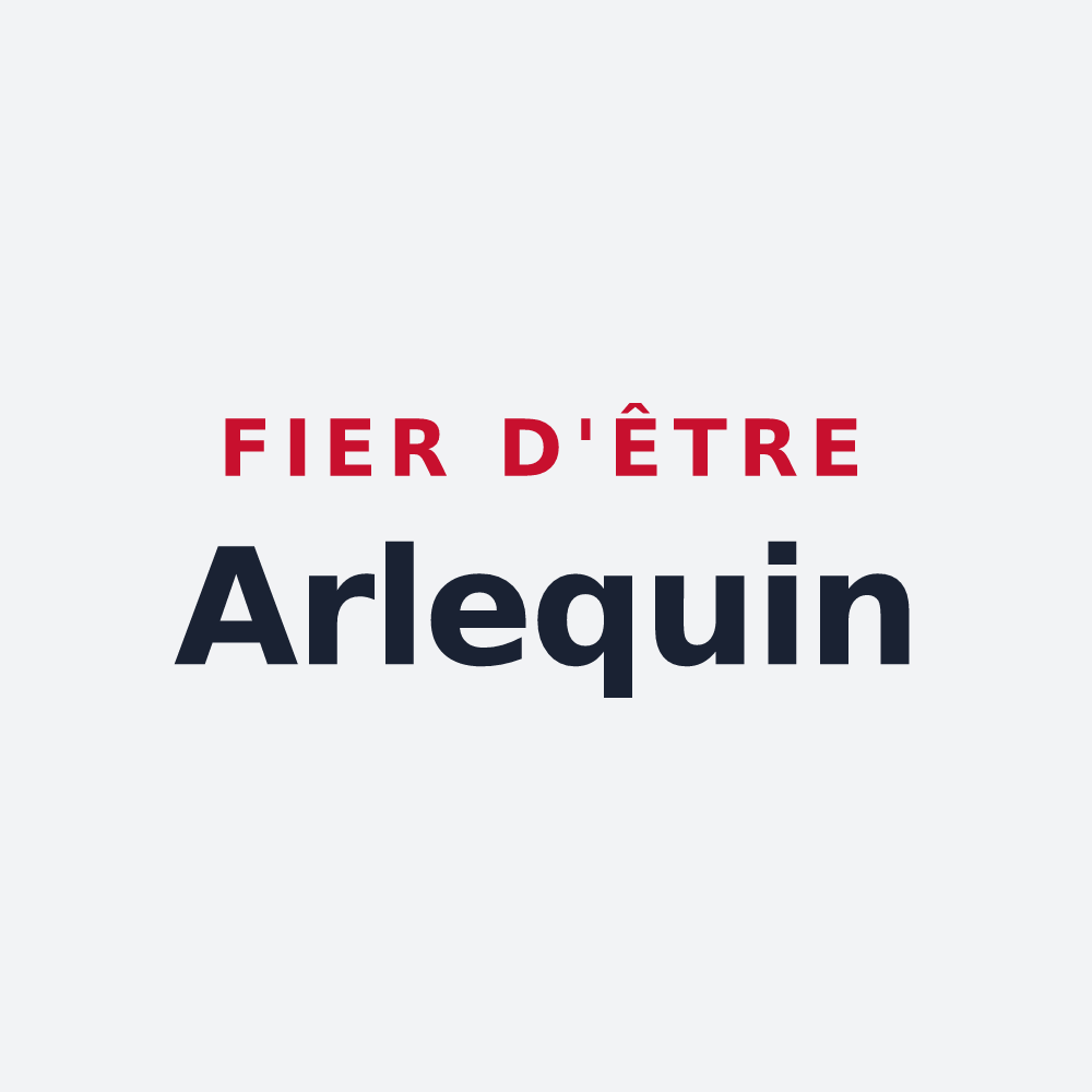 Poster « Fier d'être Arlequin » — design pour Lachassagne
