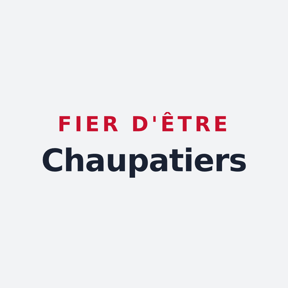 Poster « Fier d'être Chaupatiers » — design pour Lachau