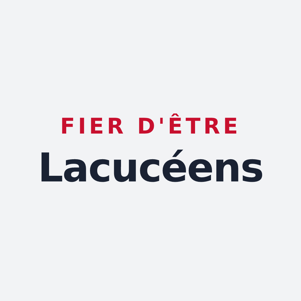 Poster « Fier d'être Lacucéens » — design pour Lachaussée