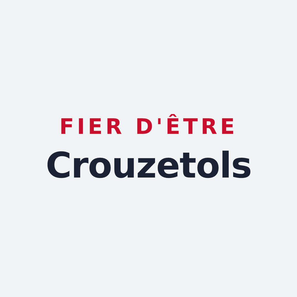 Poster « Fier d'être Crouzetols » — design pour Lacrouzette