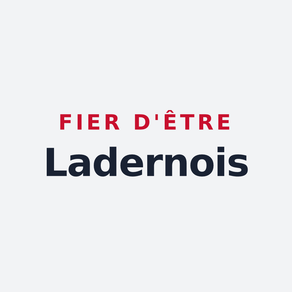 Poster « Fier d'être Ladernois » — design pour Ladern-sur-Lauquet