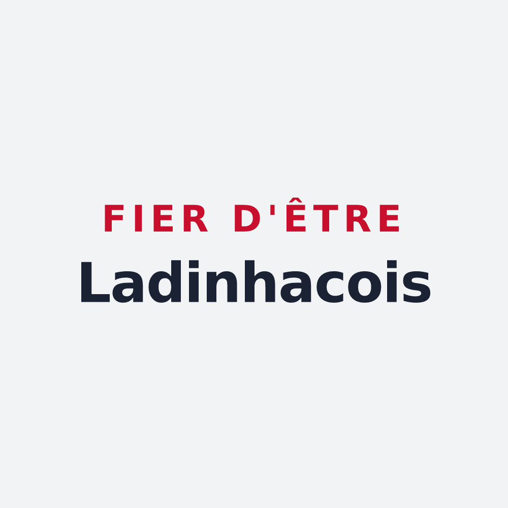 Poster « Fier d'être Ladinhacois » — design pour Ladinhac
