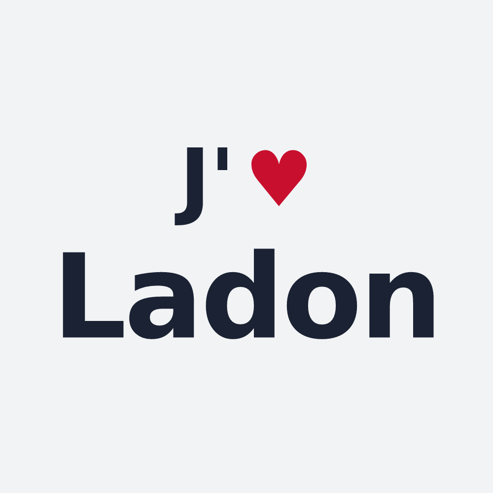 Poster personnalisé Ladon — design J'aime Ladon