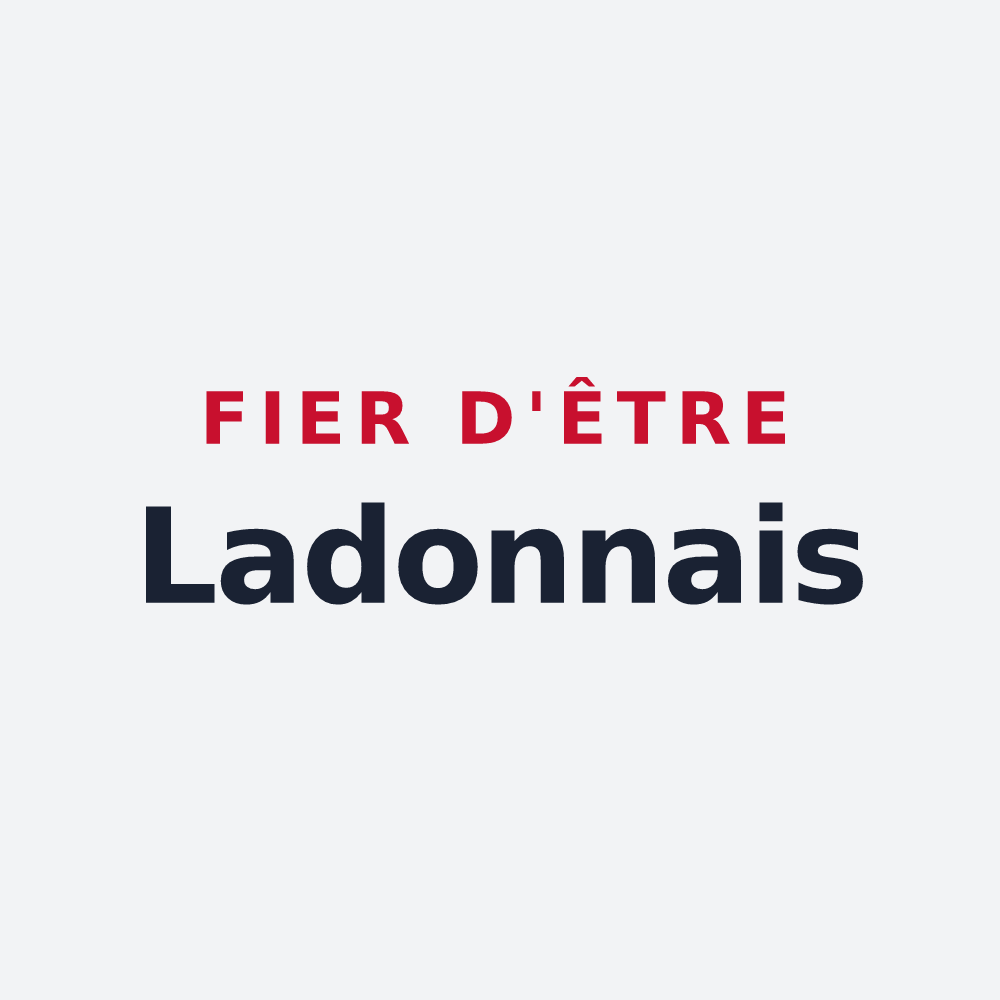 Poster « Fier d'être Ladonnais » — design pour Ladon