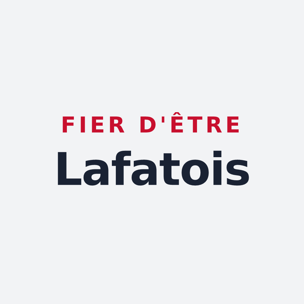 Poster « Fier d'être Lafatois » — design pour Lafat