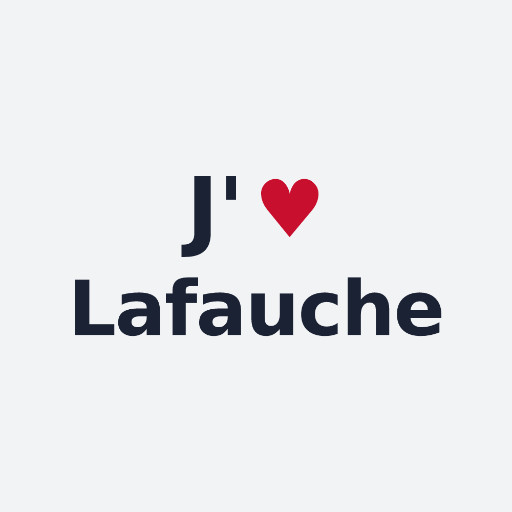 Poster personnalisé Lafauche — design J'aime Lafauche
