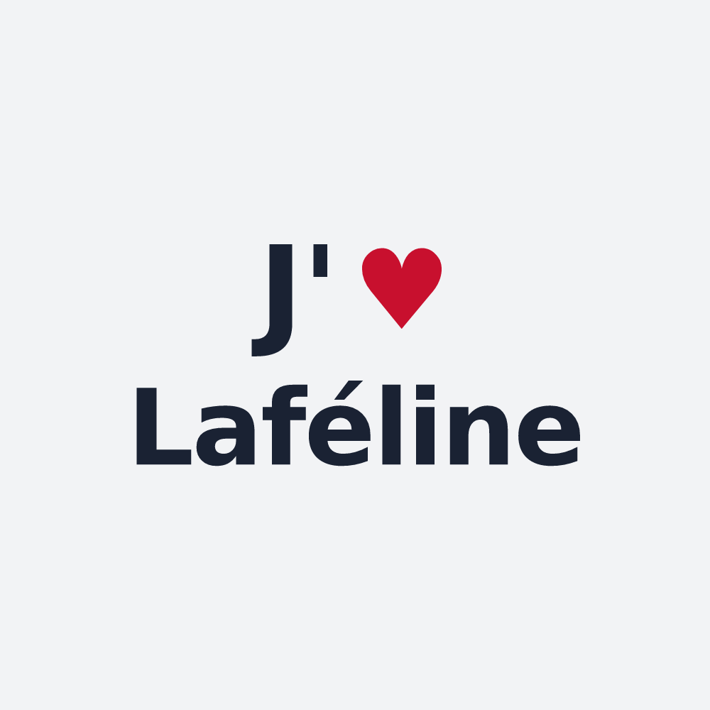 Poster personnalisé Laféline — design J'aime Laféline