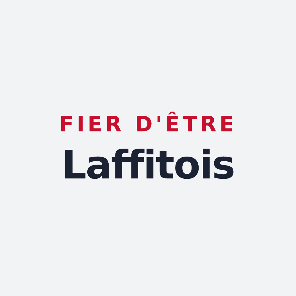 Poster « Fier d'être Laffitois » — design pour Lafitte-Vigordane