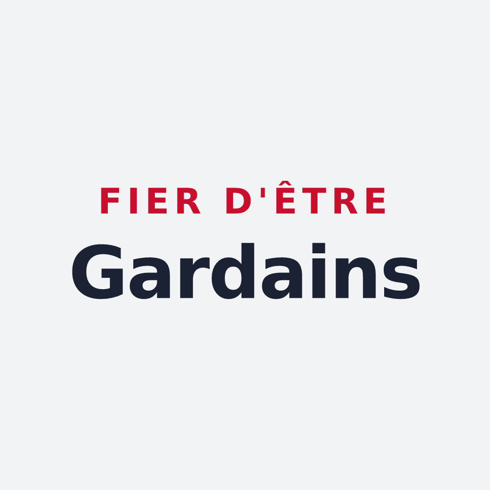 Poster « Fier d'être Gardains » — design pour Lagarde