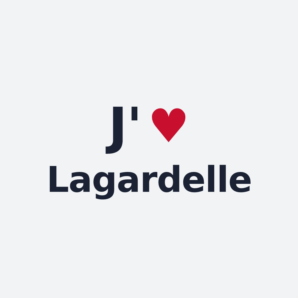 Poster personnalisé Lagardelle — design J'aime Lagardelle