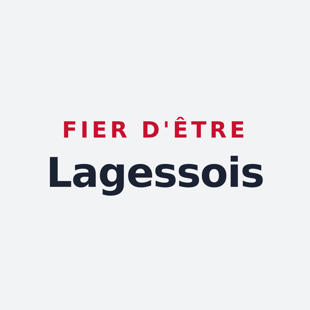 Poster « Fier d'être Lagessois » — design pour Lagesse