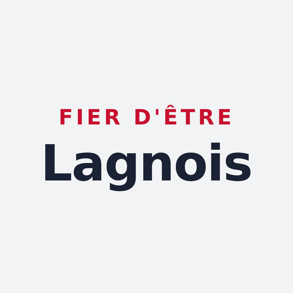 Poster « Fier d'être Lagnois » — design pour Lagnes
