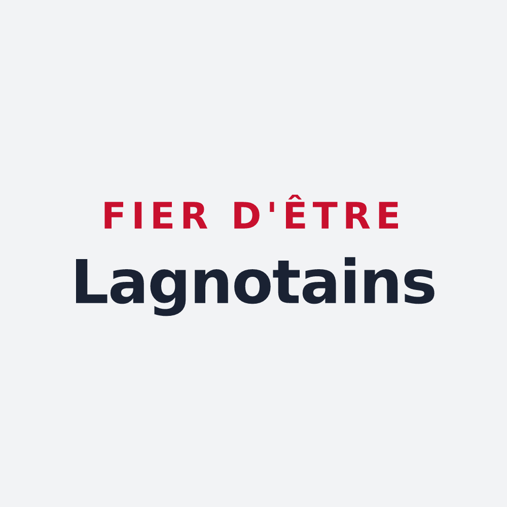 Poster « Fier d'être Lagnotains » — design pour Lagney