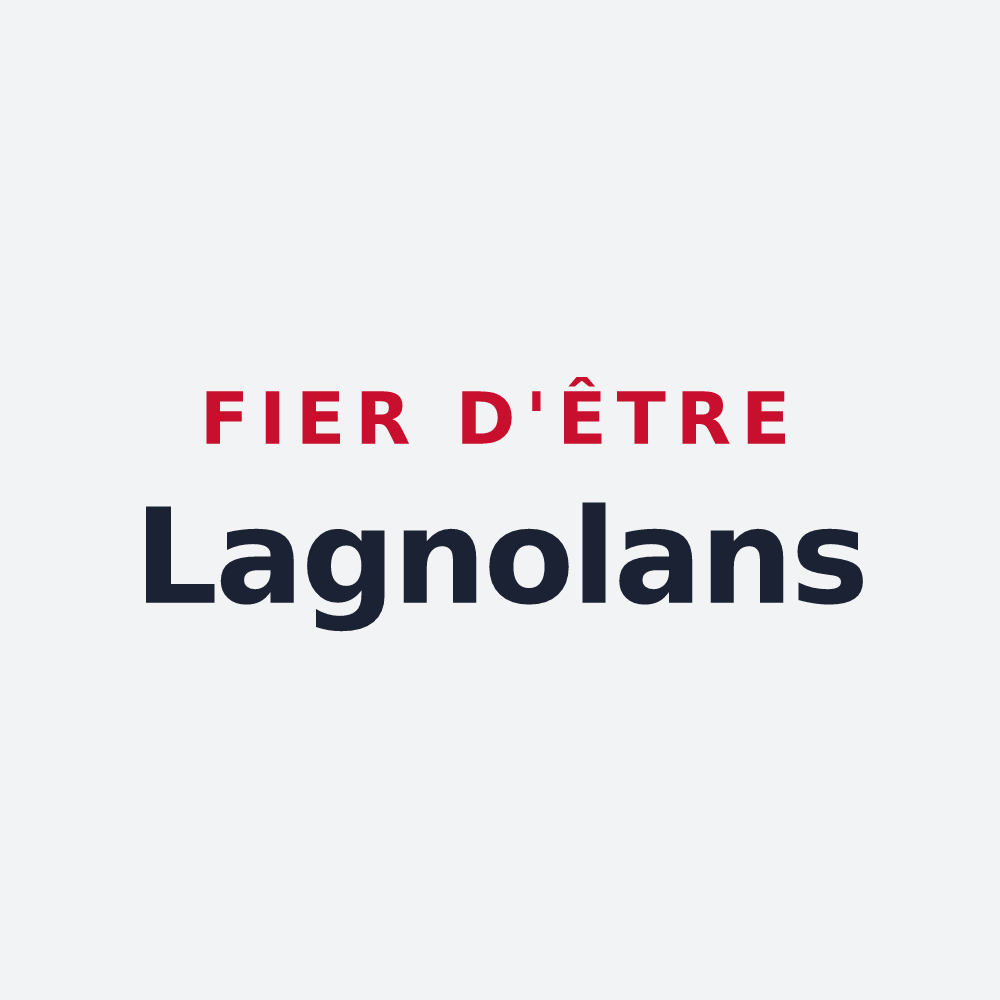 Poster « Fier d'être Lagnolans » — design pour Lagnieu