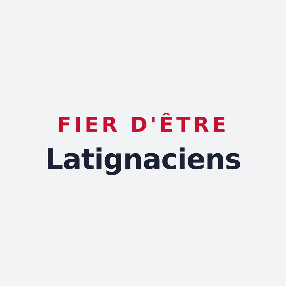 Poster « Fier d'être Latignaciens » — design pour Lagny-sur-Marne