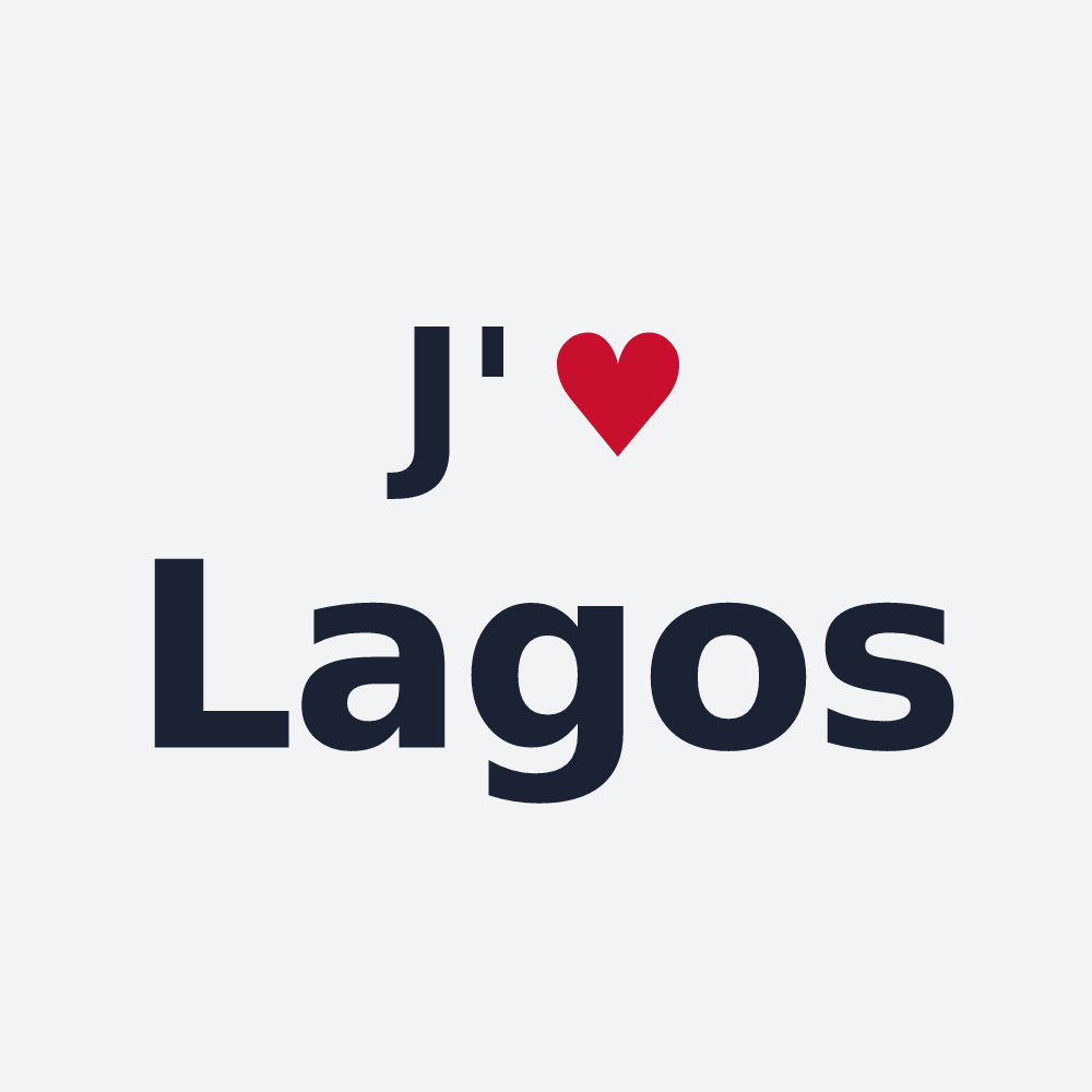 Poster personnalisé Lagos — design J'aime Lagos