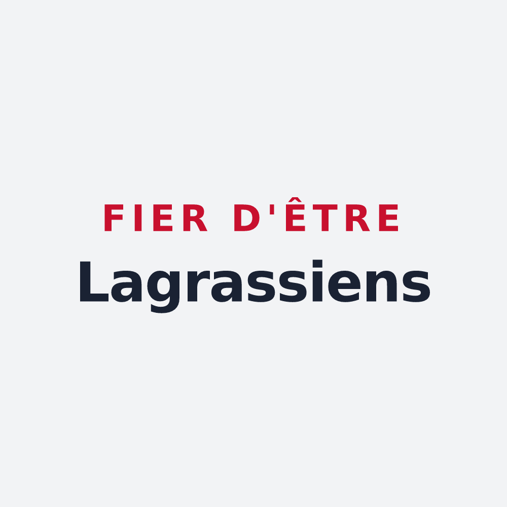 Poster « Fier d'être Lagrassiens » — design pour Lagrasse