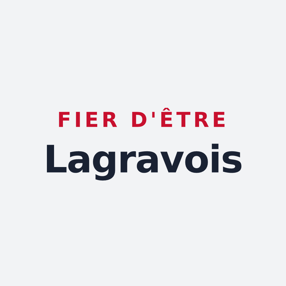 Poster « Fier d'être Lagravois » — design pour Lagrave