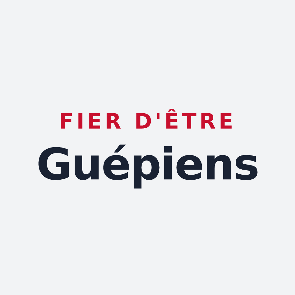 Poster « Fier d'être Guépiens » — design pour Laguépie