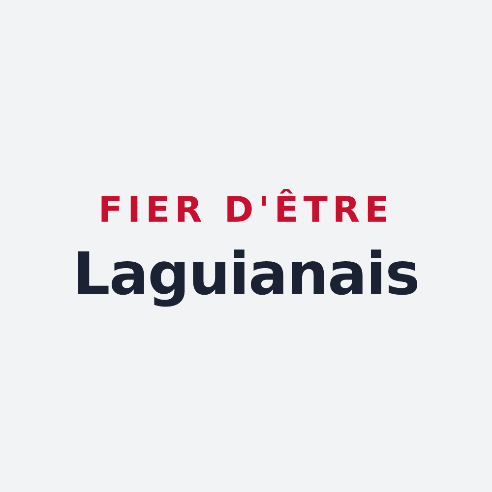 Poster « Fier d'être Laguianais » — design pour Laguian-Mazous