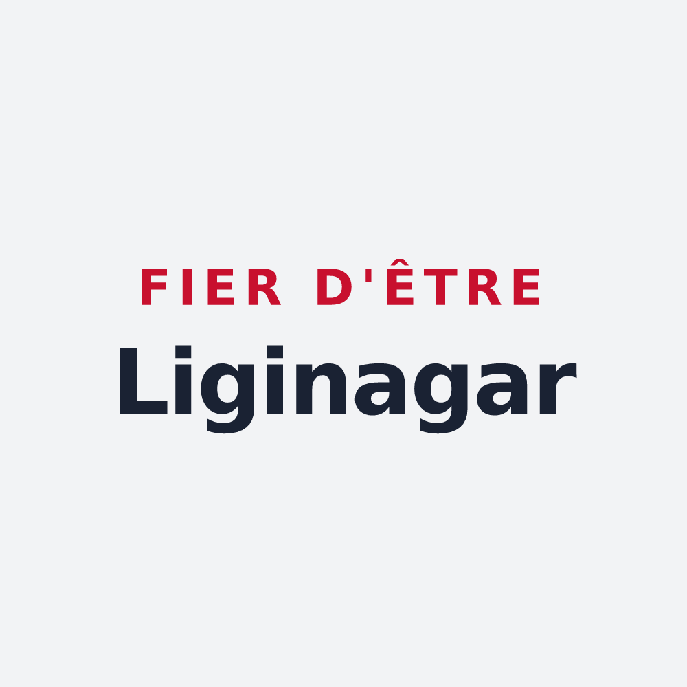 Poster « Fier d'être Liginagar » — design pour Laguinge-Restoue