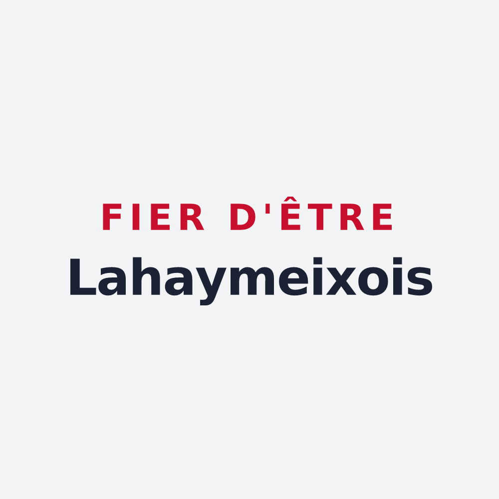 Poster « Fier d'être Lahaymeixois » — design pour Lahaymeix