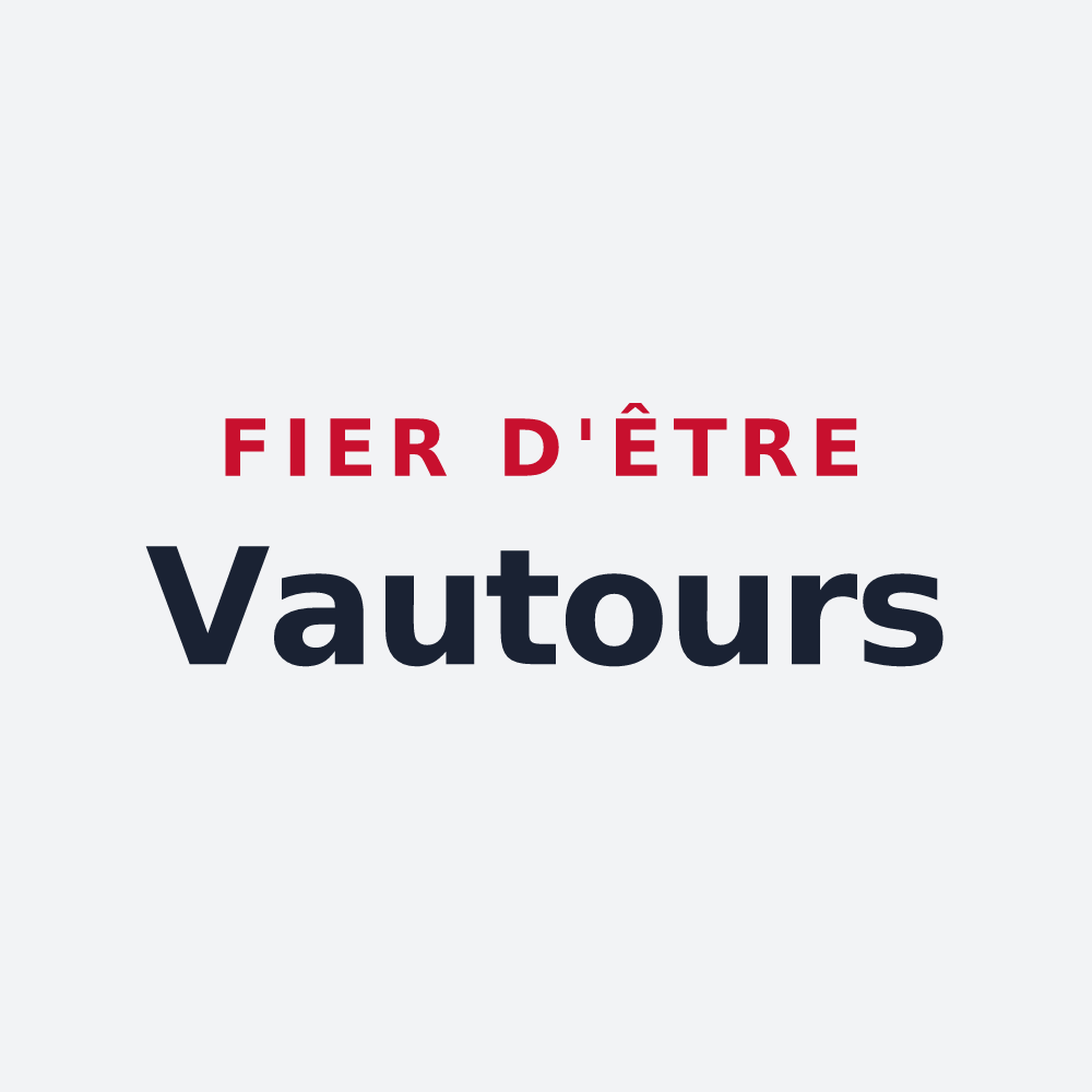 Poster « Fier d'être Vautours » — design pour Laifour