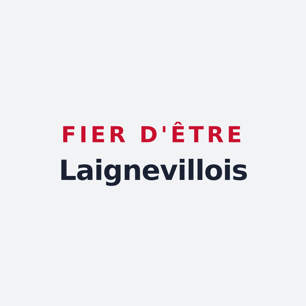 Poster « Fier d'être Laignevillois » — design pour Laigneville