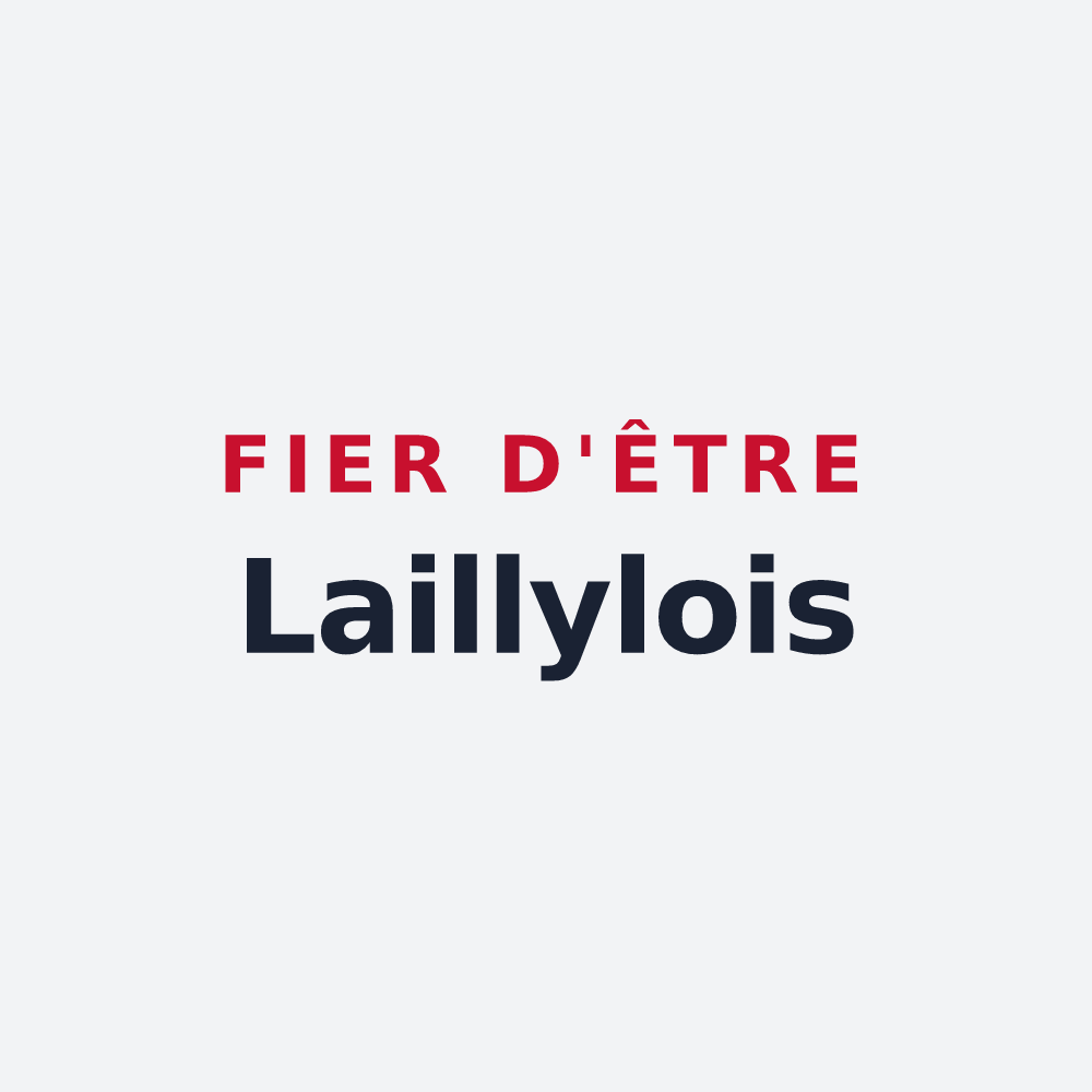 Poster « Fier d'être Laillylois » — design pour Lailly-en-Val