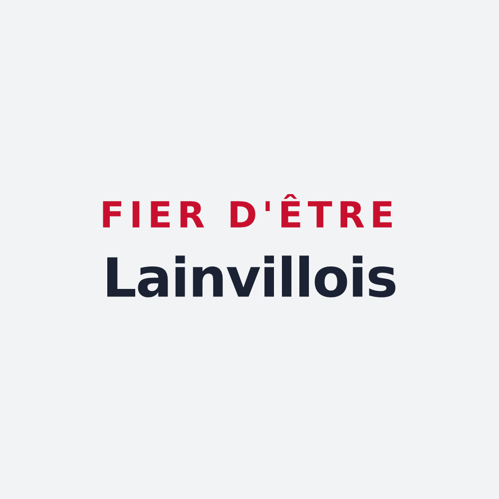 Poster « Fier d'être Lainvillois » — design pour Lainville-en-Vexin
