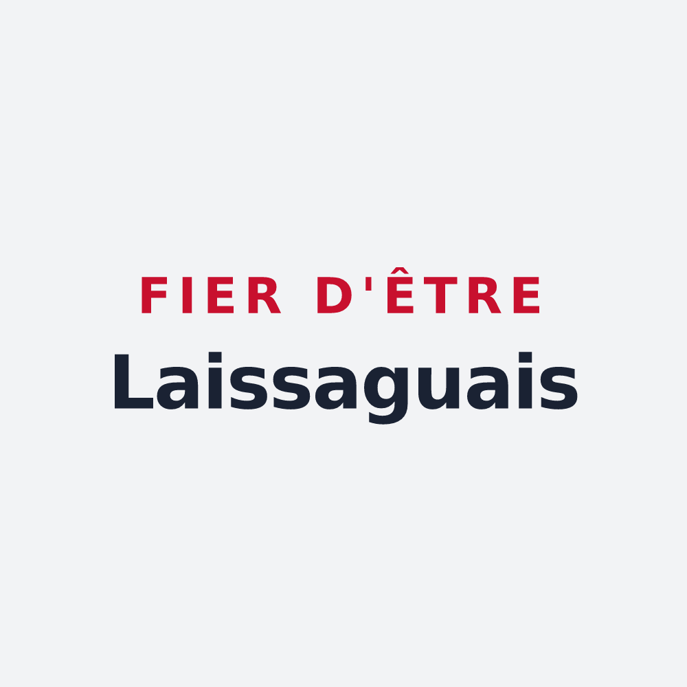 Poster « Fier d'être Laissaguais » — design pour Laissac-Sévérac l'Église
