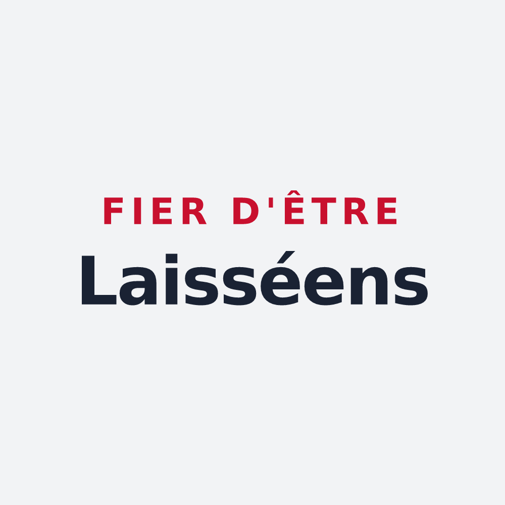 Poster « Fier d'être Laisséens » — design pour Laissey