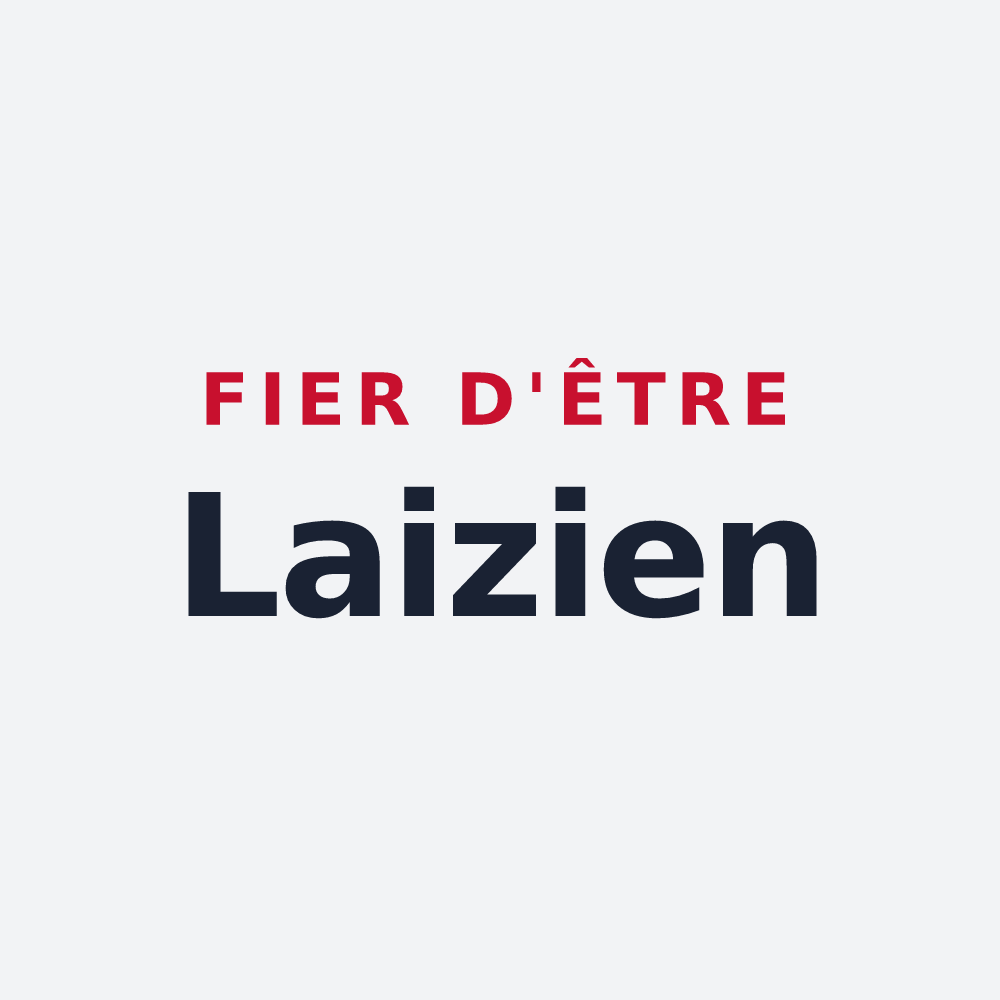 Poster « Fier d'être Laizien » — design pour Laiz